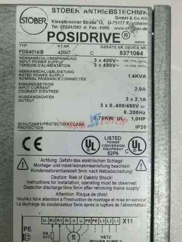 1Pcs Tested Stober Fds4014/B