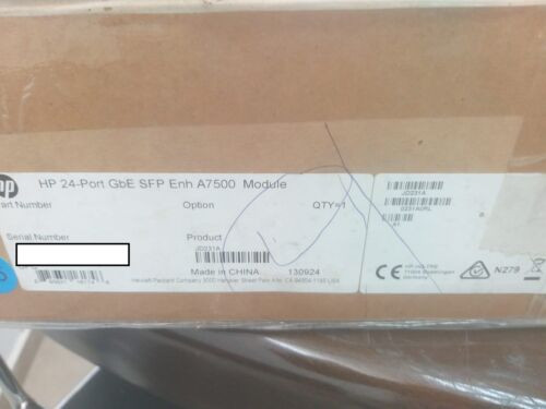 Hp Jd231A  Procurve 7500 24 Port Gbe Sfp Enhanced Module