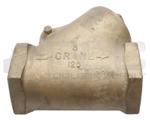 New Crane 3" Swing Check Valve 125Lbs Bronze