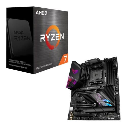 Amd Ryzen 7 5800X, Asus X570-E Rog Strix Gaming Wifi Ii, Cpu / Motherboard Combo
