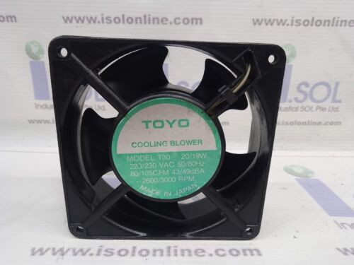 Toyo T30 Cooling Blower Ac Axial Fan 230V Ac