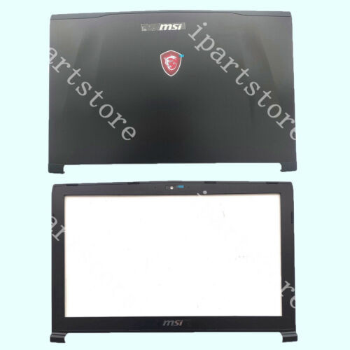 New  Lcd Back Cover + Lcd Front Bezel For Msi Ge62 6Qd 6Qf Ms-16J1 Ms-16J2