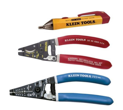 Klein Insulated Electrician Tool Set (Cutter/Pliers/Etc)