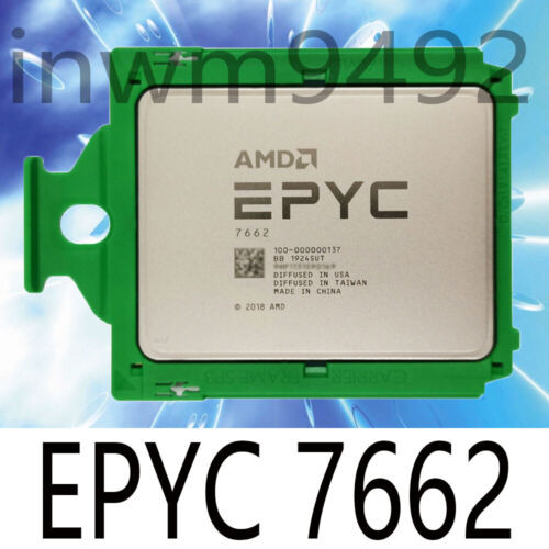 Amd Epyc 7662 2.0Ghz 64 Core 128 Threads 225W Cpu Processor