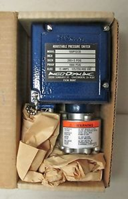 Itt Neo-Dyn Adjustable Pressure Switch - 100P1S135 Nosin Box