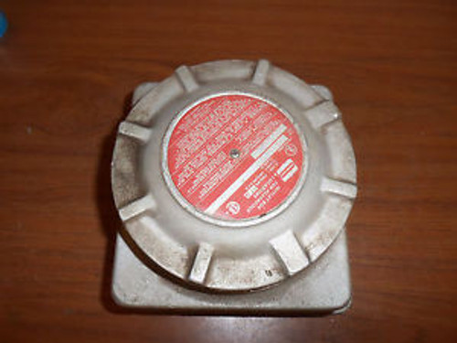 CROUSE HINDS GUB01 EXPLOSION PROOF JUNCTION BOX 6.5 x 7 x 5.75 5-3/8 OPENING