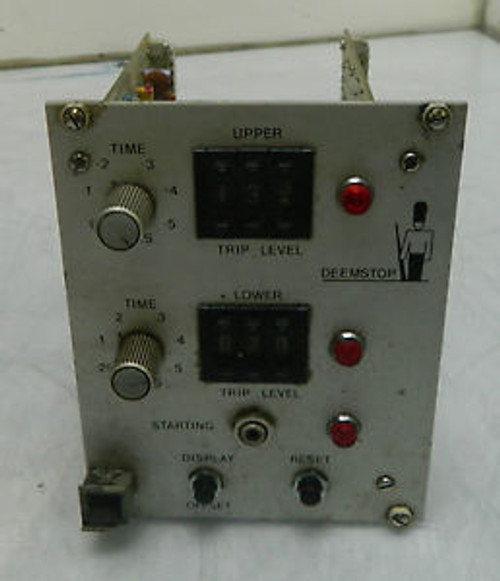 Deemstop Monitoring Module Unit, MM/LT/5207-5, Used, WARRANTY
