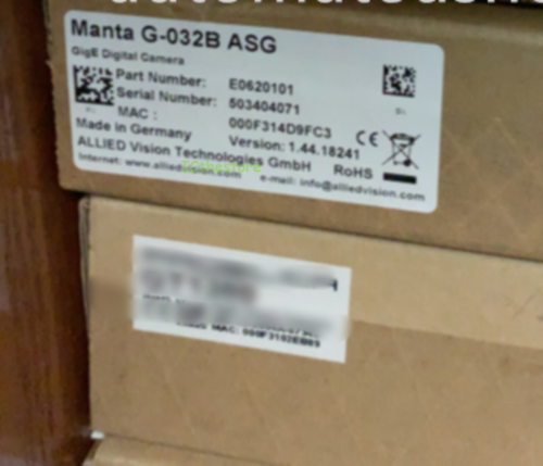 Manta G-032B Asg Avt Industrial Camera New By