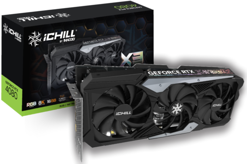 Inno3D Nvidia Geforce Rtx 4080 Ichill X3 16Gb Gddr6X Pci-E Video Card Hdmi Dp