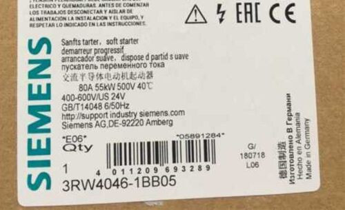 One  New   3Rw4046-1Bb05   By