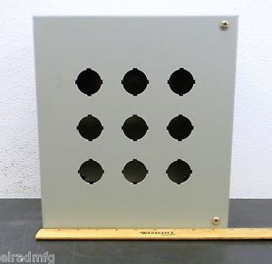 HAMMOND 1489P9 ENCLOSURES 9 PUSH BUTTON 10.5X9.5X6 New