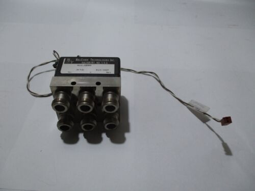 Relcomm Rf Filter 6X N-Type Connections  Rdl-Sr005 28Vdc Nc C No Relay