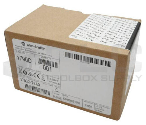 Sealed New Allen Bradley 1790D-T8A0 /C 120V Ac, 8 Input Base Scrw