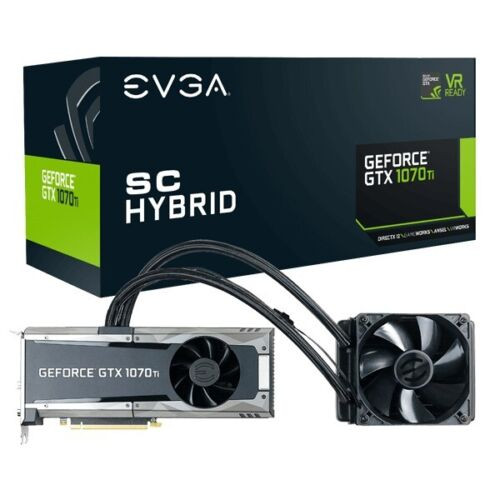 Evga Geforce Gtx 1070 Ti Gaming, 08G-P4-5678-Kr, 8Gb Gddr5, Sc Hybrid & Led