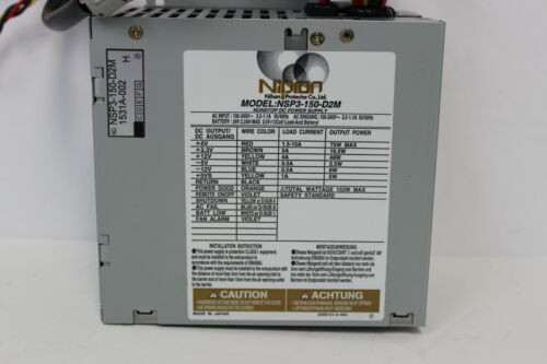 Nipron Nsp3-150-D2M 153 Watt Nonstop Dc Power Supply With Warranty