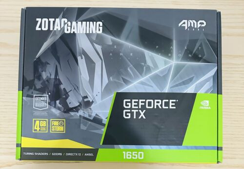 Zotac Gaming Geforce Gtx 1650 Amp Core 4Gb Gddr6 128-Bit Gaming Graphics Card, S