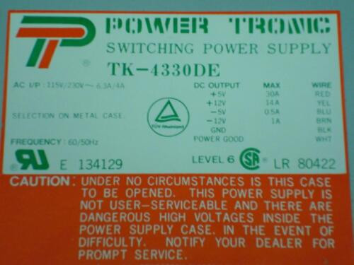 Tk-4330De Power Tronic Power Supply 300 Watt At Style Gateway