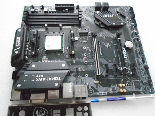 Amd Msi B450 Tomahawk Max Am4 Motherboard Combo W/ Ryzen 7 1700 3.0 - 3.7 Cpu