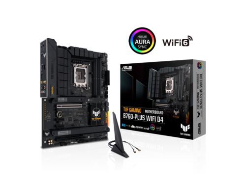 Tuf B760-Plus Wifi D4 Gaming Desktop Motherboard - Intel B760 Chipset - Socket