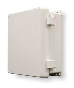 GENERAL ELECTRIC VJ1008NHWPL1 Non-Metallic Enclosure,10 Lx8 Wx4.69 D