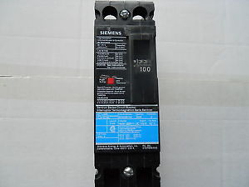 Siemens ED42B100 100Amps 2 poles Circuit Breaker