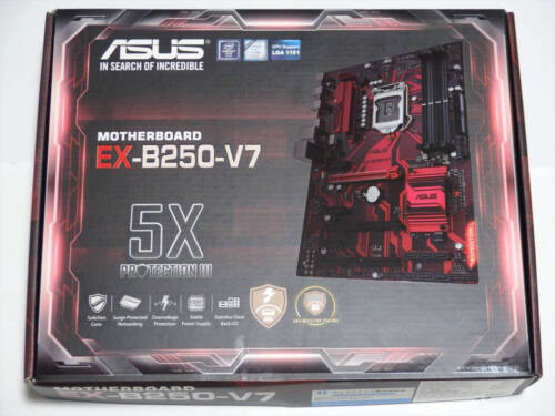 Rare Asus Motherboard Ex-B250-V7 Atx Intel B250 Lga 1151