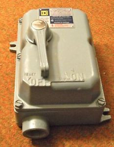 SQUARE D FA-050-X CIRCUIT BREAKER ENCLOSURE HAZARDOUS LOCATION, 50 AMPS 600 VAC