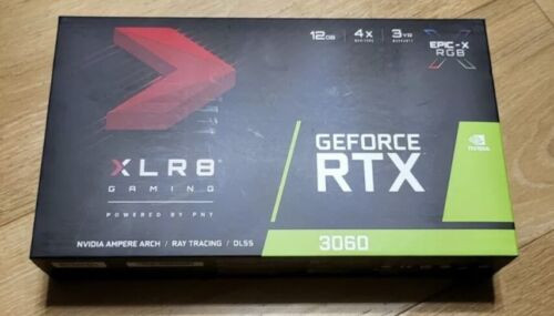 Pny Nvidia Geforce Rtx 3060 12Gb Xlr8 Gaming Revel Epic-X Rgb Single Fan New