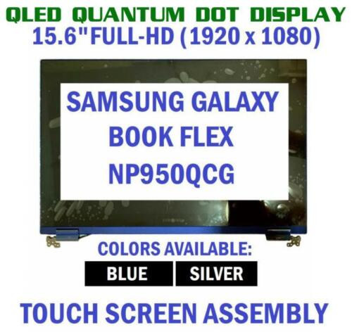 15.6" Lcd Display Touch Screen Assembly Samsung Np950Qcg-K01Us 1920X1080 Blue