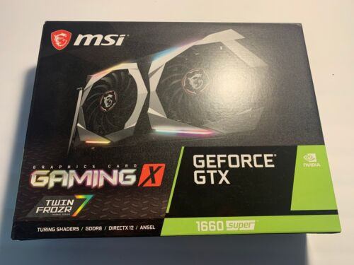 Msi Geforce Gtx 1660 Super Gaming X - 6Gb Gddr6 Graphic Card - Twin Frozr 7