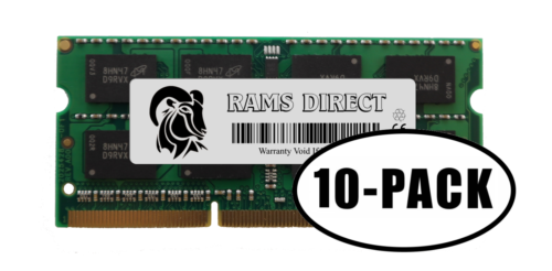 Rams_Direct Lot 10  8Gb Ddr3 1600 Mhz Laptop Pc3-12800 Nonecc Sodimm Memory Ram