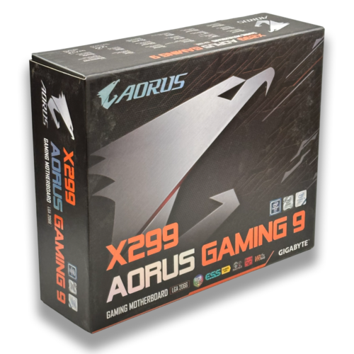 Gigabyte Aorus X299 Gaming 9 Intel Motherboard Lga2066 8Xddr4 M.2 Wifi Type-C