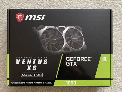 Msi Gaming Geforce Gtx 1650 Ventus Xs 4G Oc128 Bit