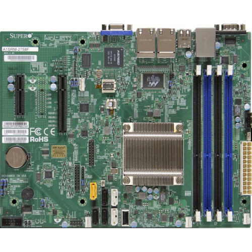 Full Warranty Supermicro A1Srm-2758F Motherboard Matx Intel Atom C2758 Soc