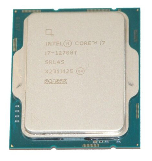 New Intel Twelve Core I7-12700T Srl4S Cpu Processor 4.70Ghz Lga1700 I7 12700T
