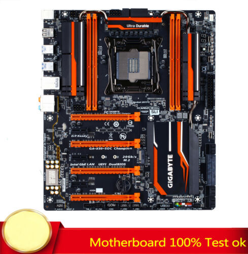For Gigabyte Ga-X99-Soc Champion X99 6950X 32G Ddr4 Motherboard 100% Test Work