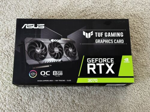 Mint Asus Tuf Gaming Nvidia Geforce Rtx 3070 8Gb Gddr6 Oc Graphics Card