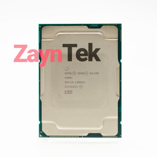 Intel® Xeon® Silver 4309Y Processor (8 Core, 12M Cache, 2.80 Ghz) (Srkxs)