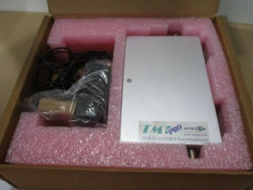 Ayecka Tm1-Pro Dvb-S2 To Dvb-S Tm1Pro-1400 Transmodulator W/ Adapter