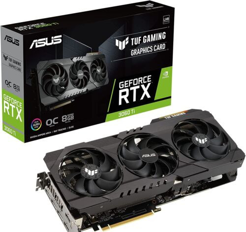 Asus Tuf Gaming Nvidia Rtx 3060 Ti Oc Edition 8Gb Gddr6X Graphics Card New!!!