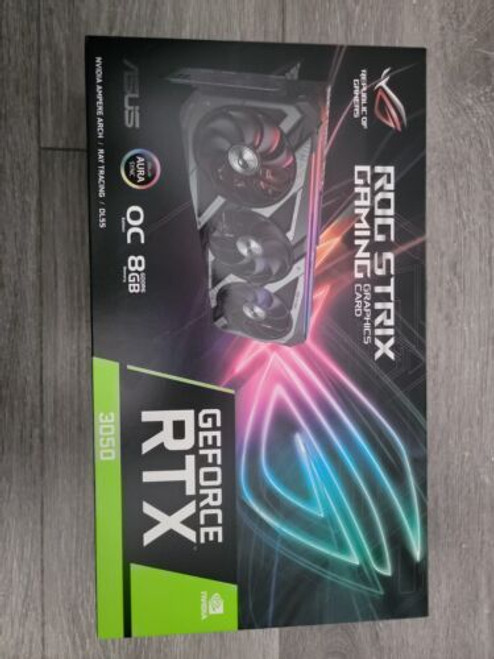 Asus Rog Strix Geforce Rtx 3050 Oc Gaming Graphics Card (Stxrtx3050O8Ggm)