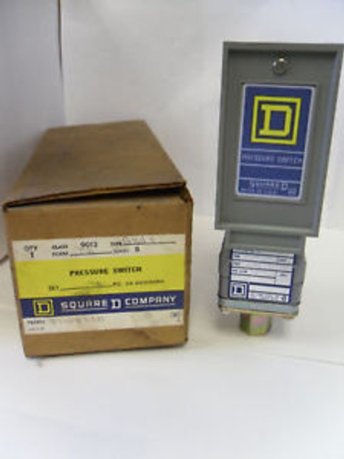 New Square D Pressure Switch  9012 Type Gng-5 Nib