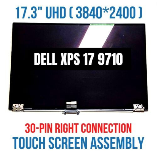 Oem Dell Xps 17 9700 Uhd Lcd Touch Screen Complete Display Assembly Tvd8G