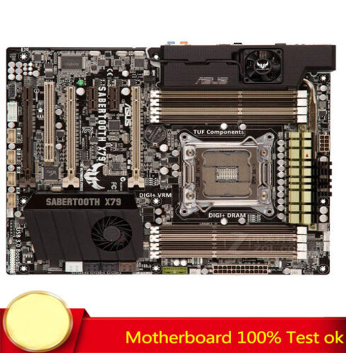 For Asus Sabertooth X79 Motherboard Supports E5-2680 V2 Ddr3 64Gb 100% Test Work