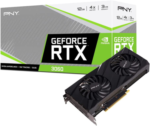 Pny Geforce Rtx 3060 12Gb Verto Dual Fan Graphics Card