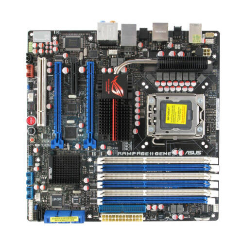 Asus Rampage Ii Gene R2G Motherboard Intel X58 Lga1366 Micro Atx Ddr3