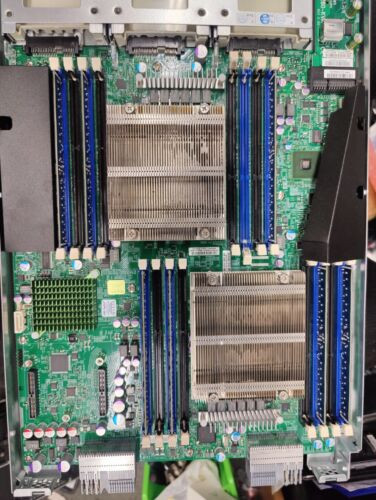 Supermicro Motherboard Superblade Sbi-7427R-T3 B9Dri + 2Cpu Xeon & 28Gb Ram Pc3L