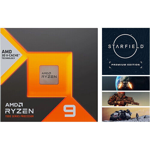 Amd R9 7900X3D Gaming Processor + Starfield Premium Edition (Email Delivery)