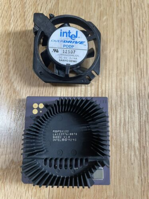 Read!! Very Rare Intel Pentium 133 Overdrive Podp5V133 Su082 Socket 4 273 Pins