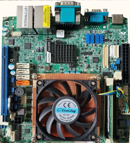 Adlink Mi-T80 D33C20 Mini Itx Industrial Cpu Board/ Cpu And Ram Included.